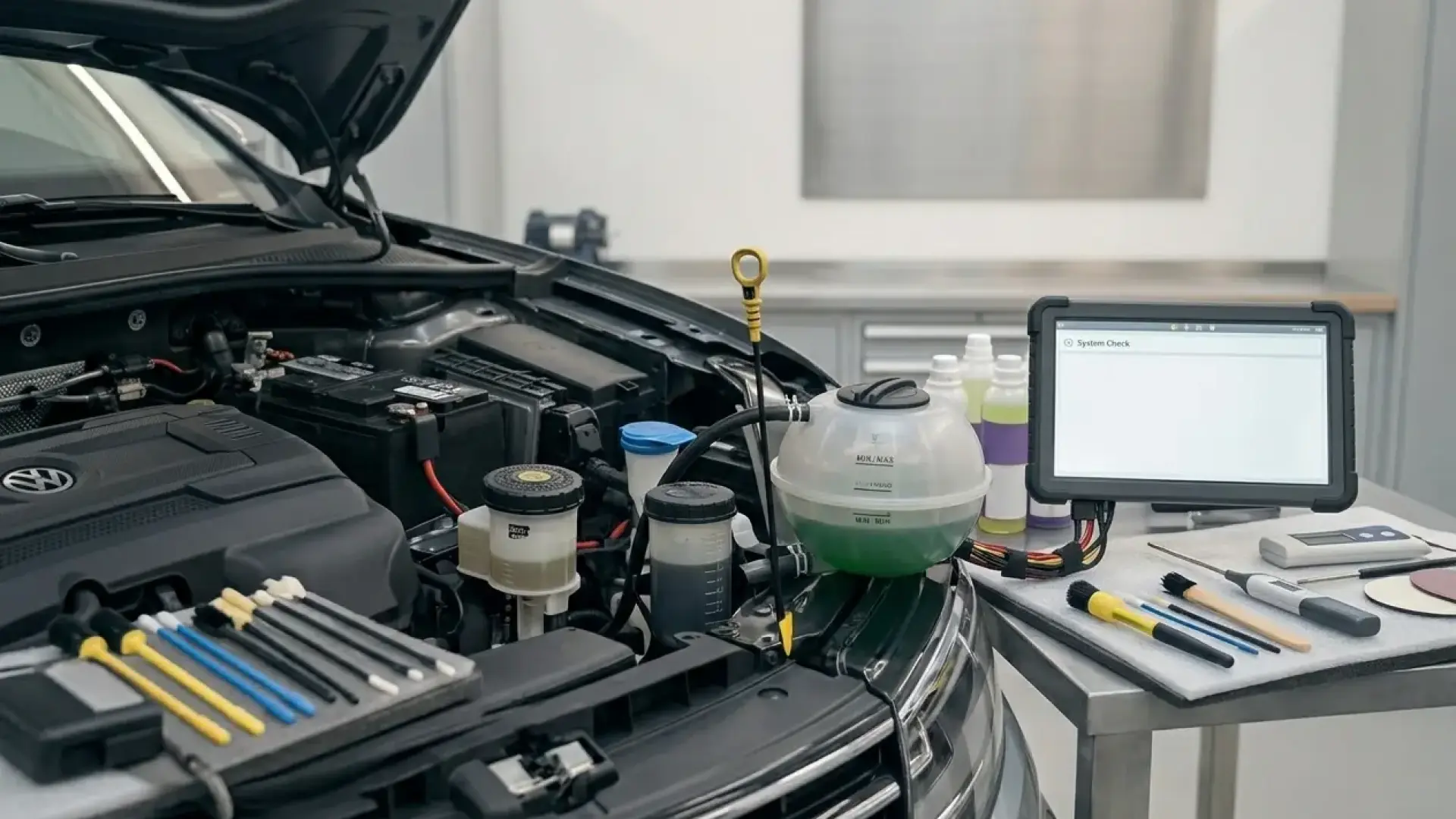 Car All Fluids Checkup in Dubai