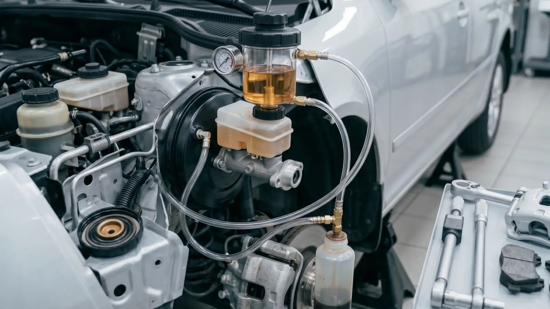 Car Brake Fluid Change in Dubai
