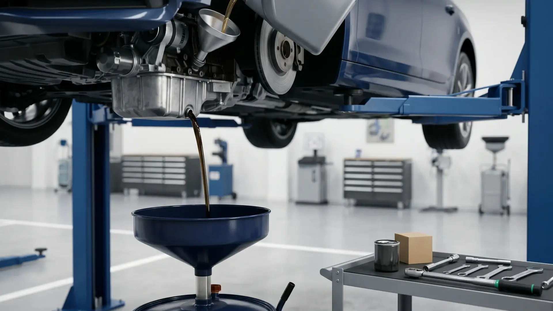 Car Castrol Oil Change in Dubai