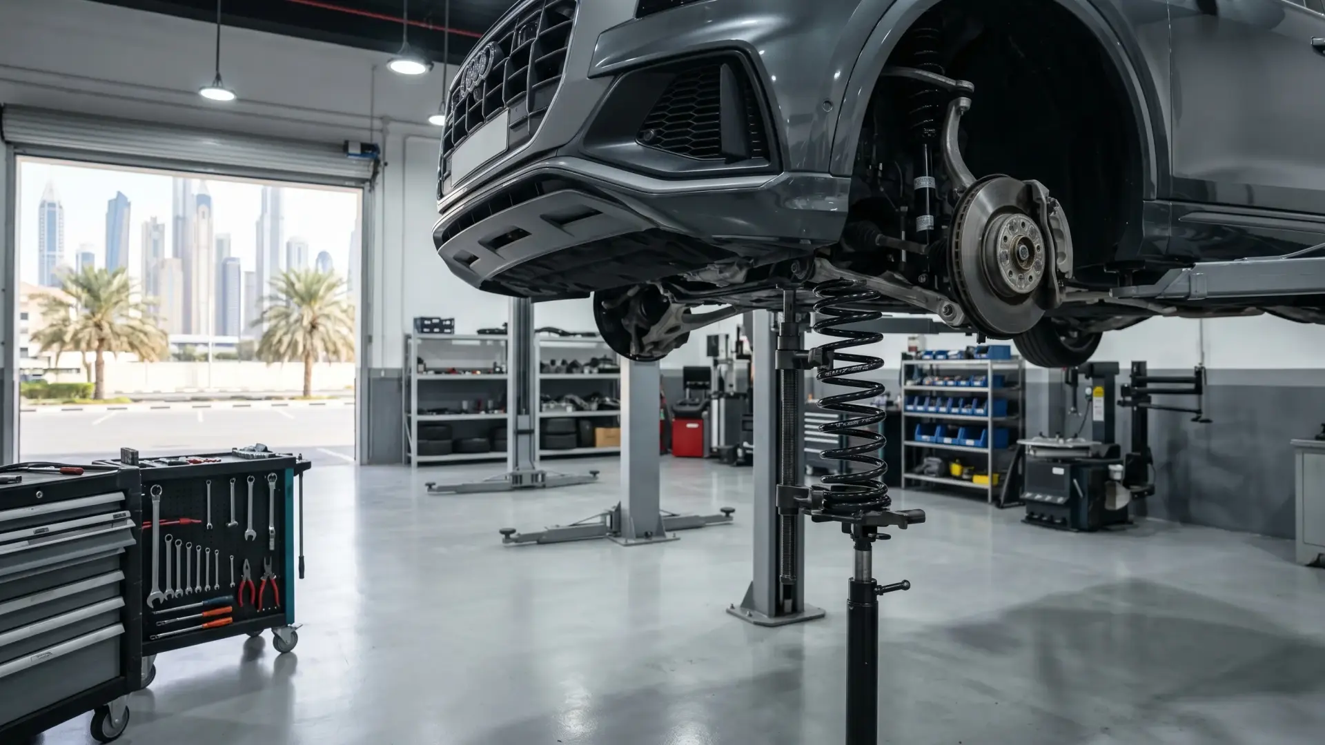 Car Coil Spring Replacement in Dubai