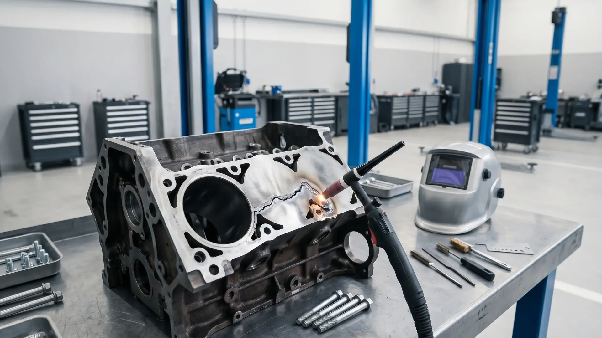 Car Cracked Engine Block Repair in Dubai