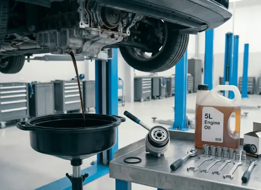 Car Engine Oil/Filter Change in Dubai