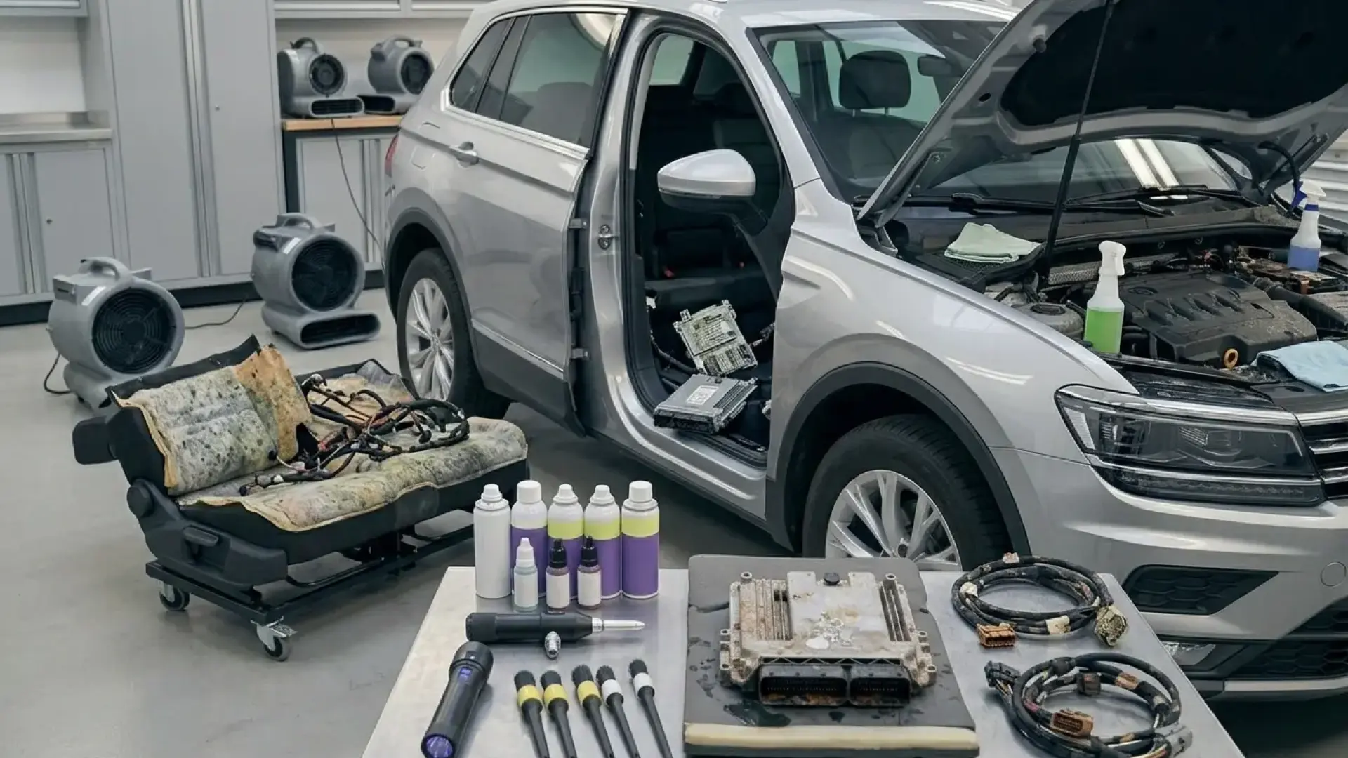 Car Flood Damage Repair in Dubai