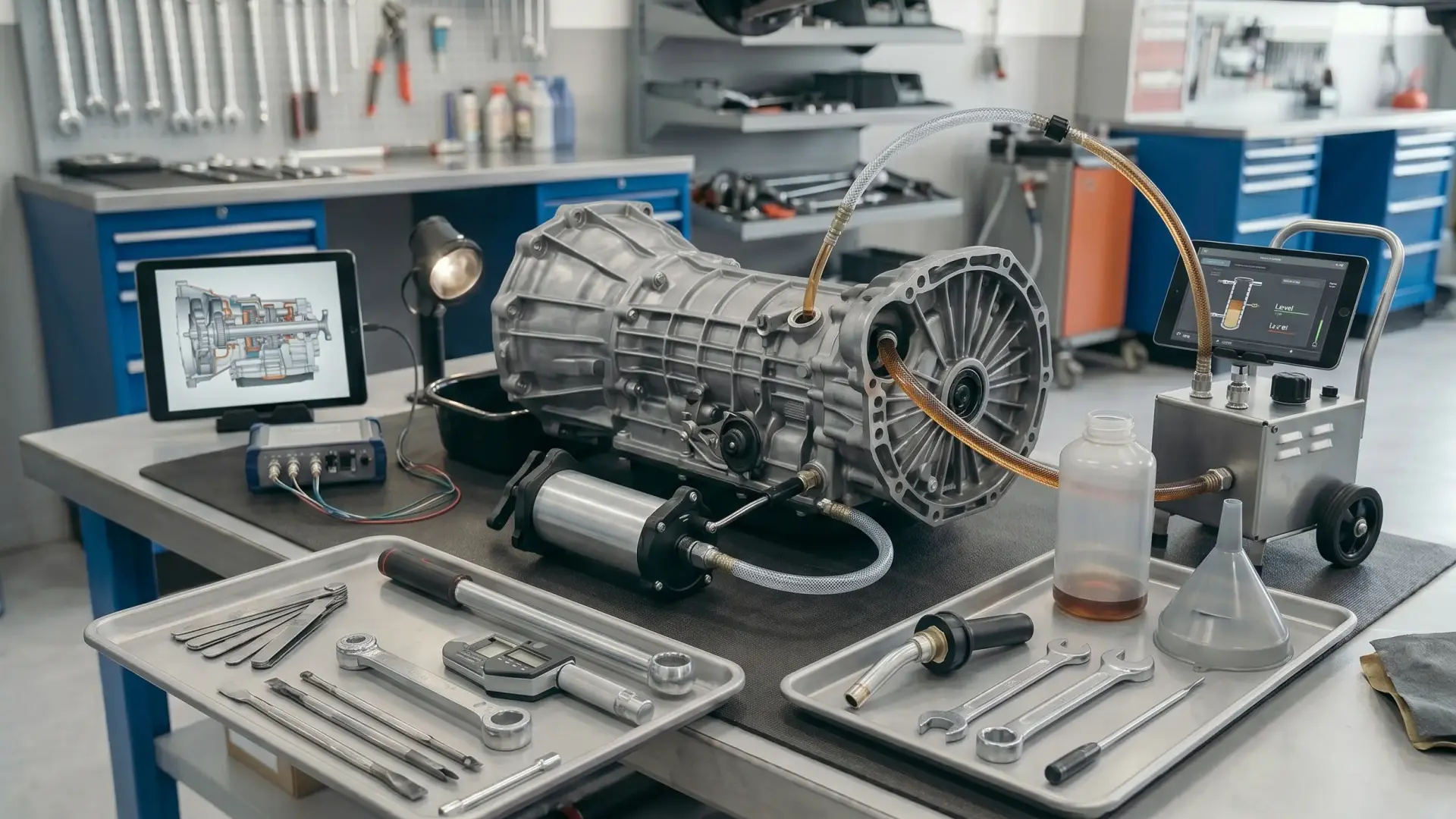 Car Gearbox Oil Change in Dubai