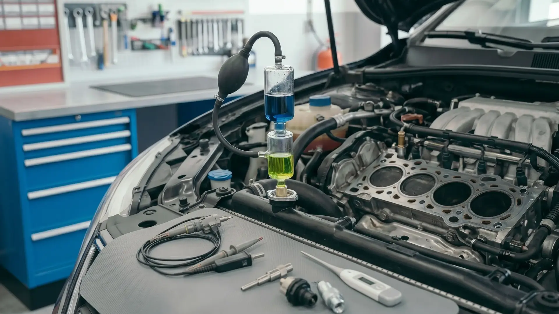 Car Head Gasket Block Test in Dubai