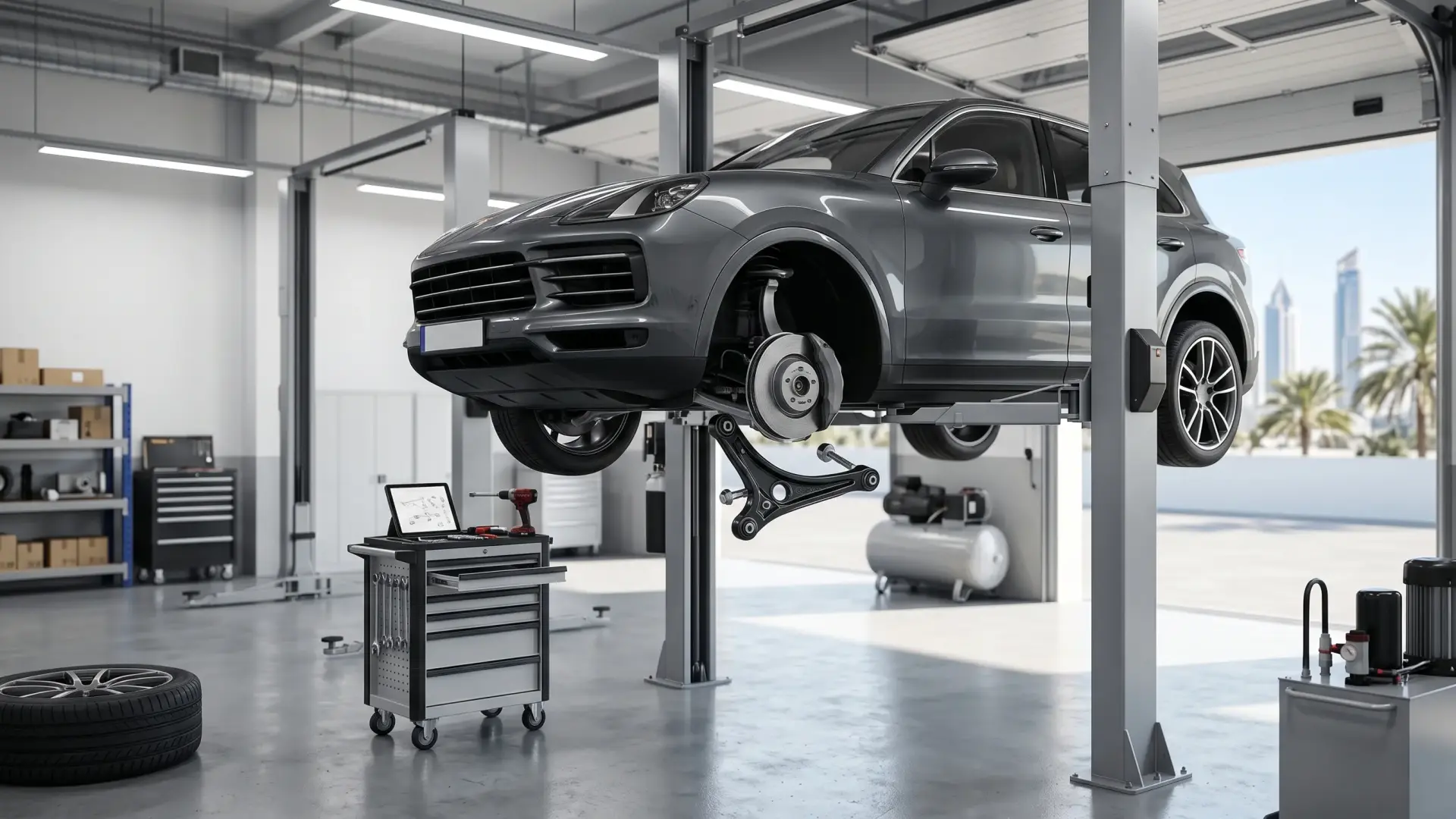 Car Lower Arm Replacement in Dubai