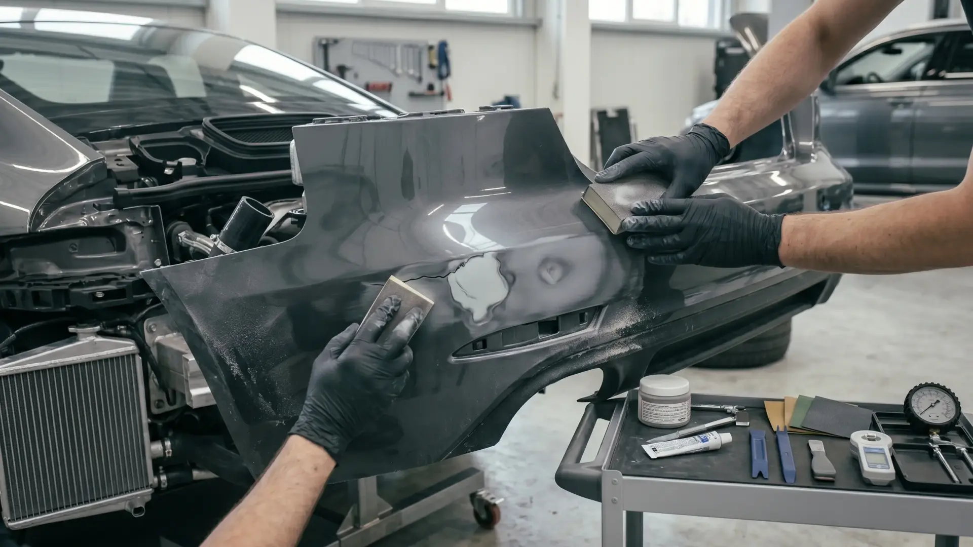 Car Rear Bumper Repair in Dubai
