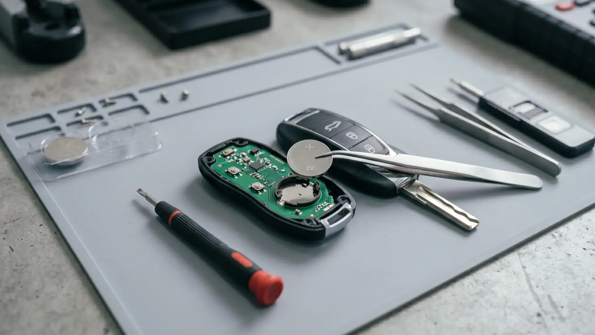 Car Remote Key Battery Replacement in Dubai