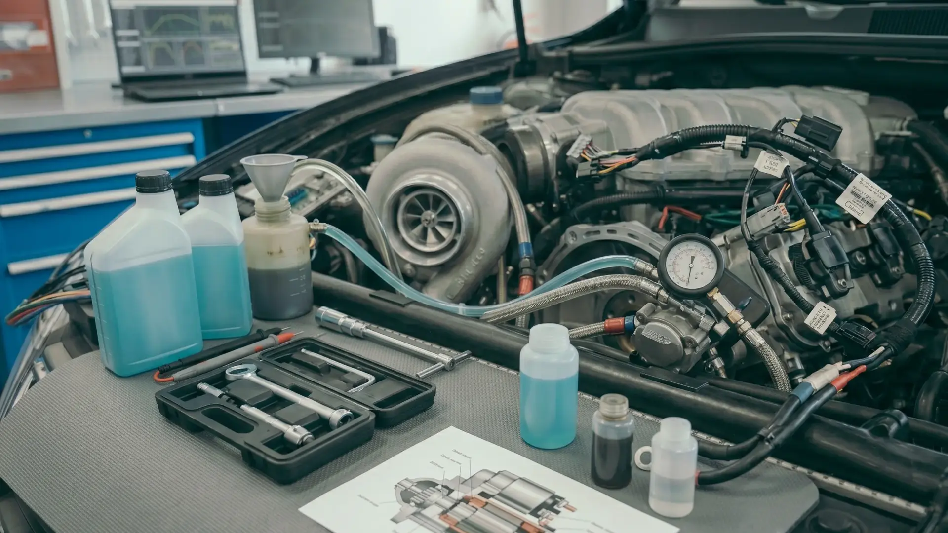Car Steering Oil Change in Dubai