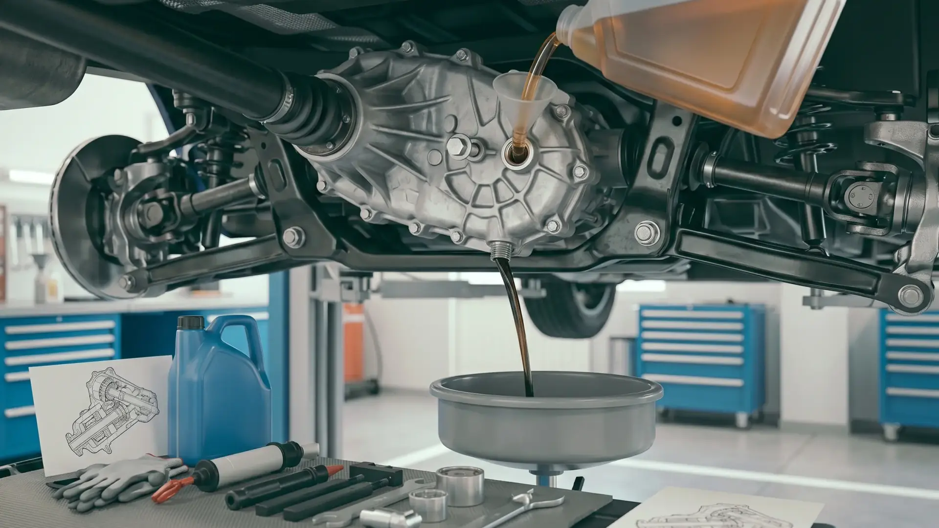 Car Transfer Case Oil Change in Dubai