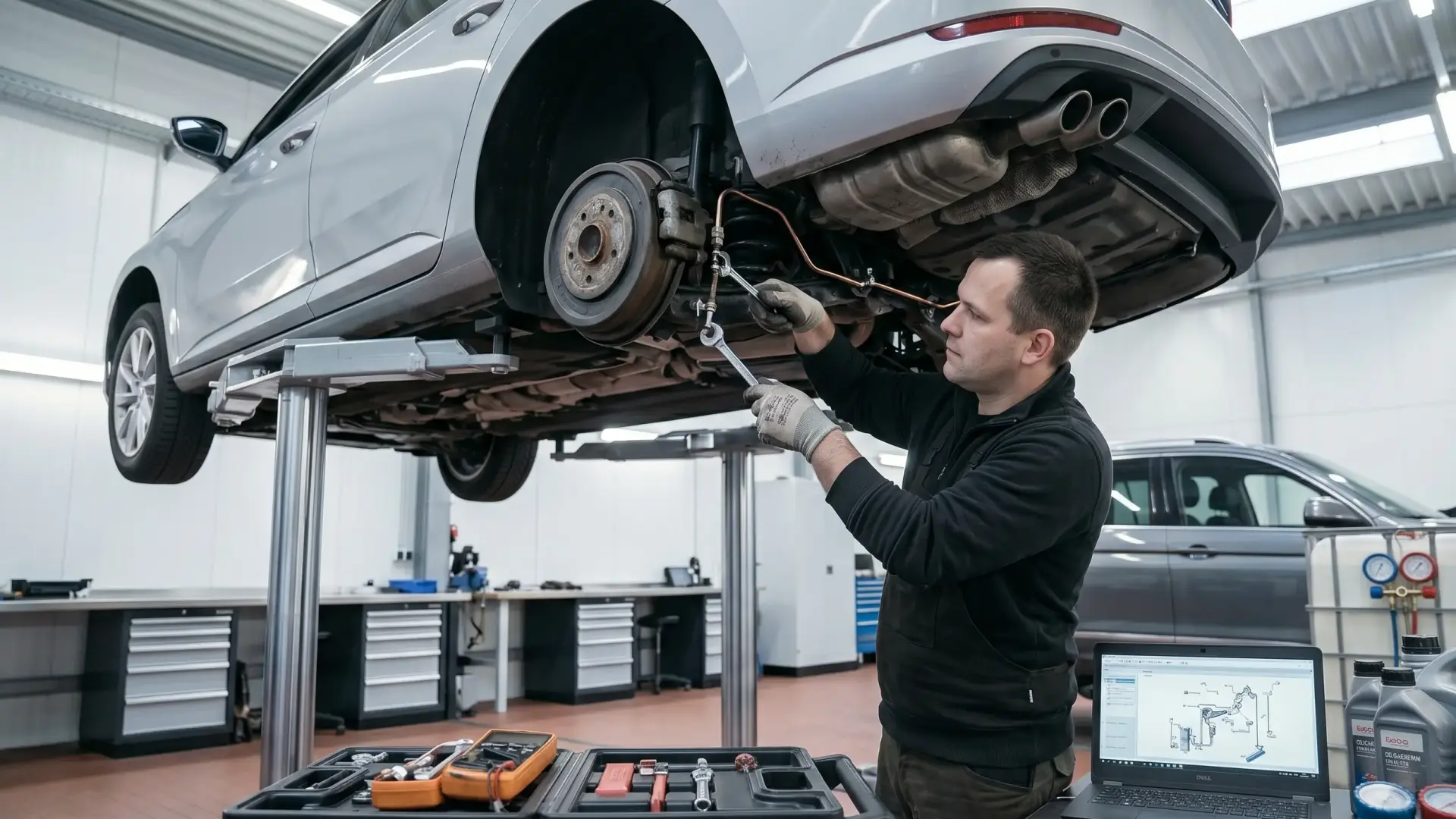 Brake Pipe Change