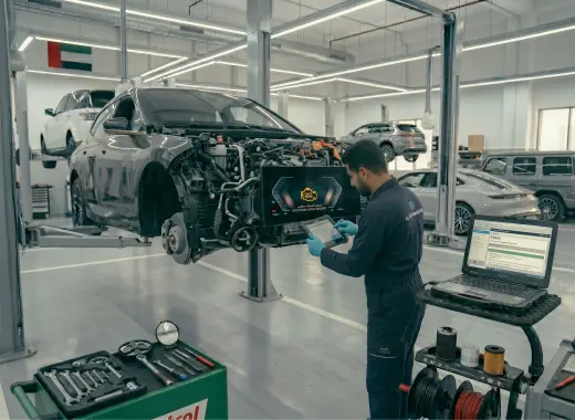 Car Engine Light Checks in Dubai