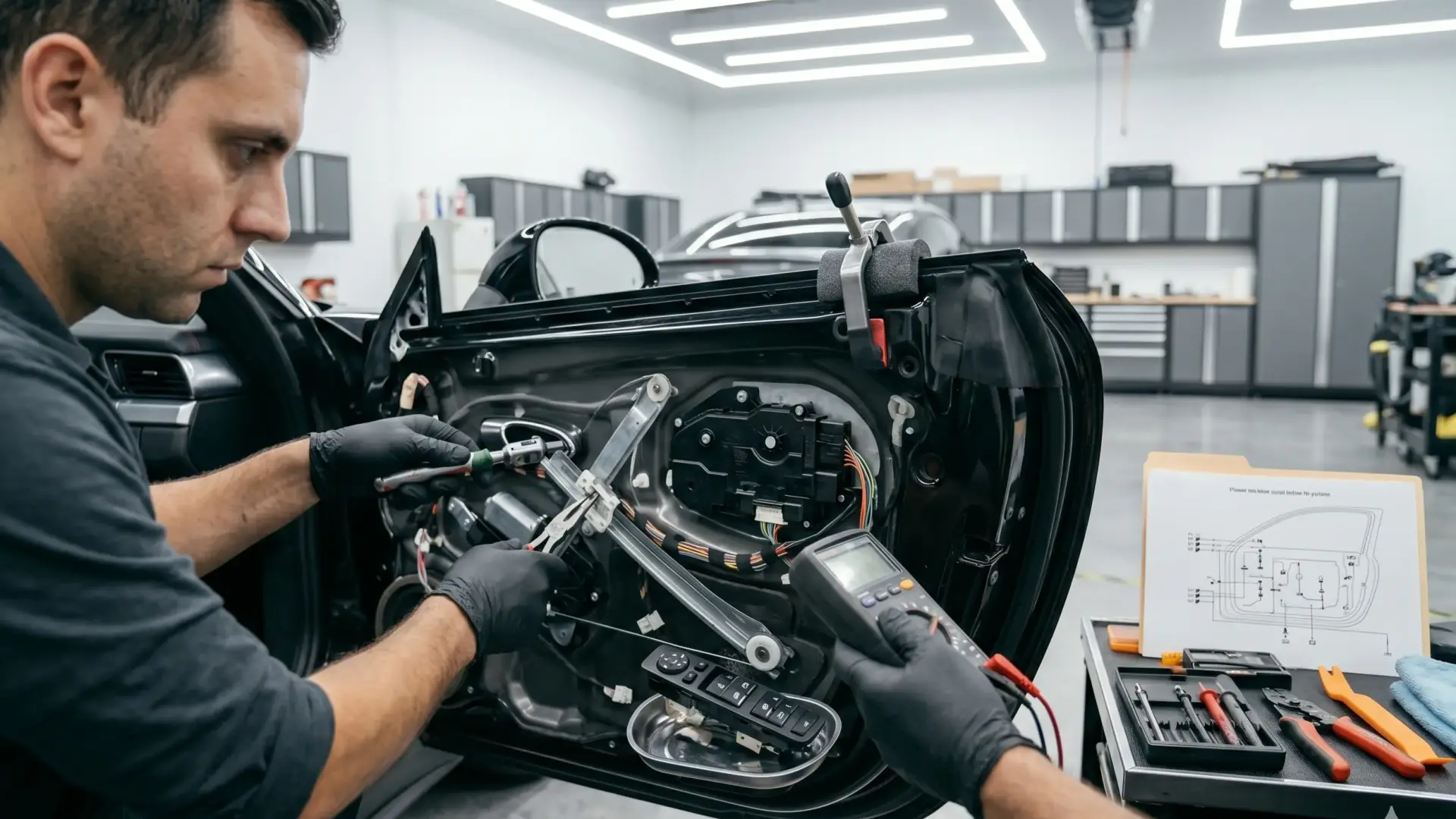 Power Door Lock Repair