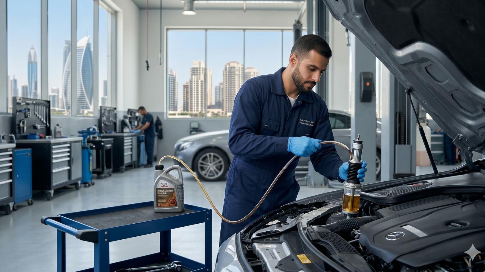 Suspension Oil Change in Dubai